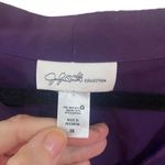 Jaclyn Smith  size 3XL purple zip front blouse Photo 3