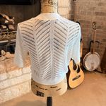 Nina Leonard  Cream Open-Front Shrug Photo 2