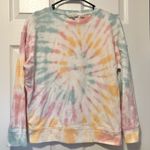 Shiraleah Cali Pastel Multicolor Tie Dye Relaxed Fit Long Sleeve Sweatshirt S Photo 1