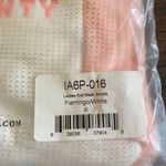 Flamingo Ladies Knit Mesh Shorts  White Photo 3