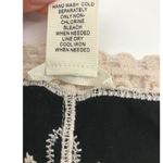 Ultra Pink  Womens Embroidered Crochet Lace Tank Top Black Size Medium Photo 7