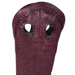 Donald Pliner Couture Wine Metallic Leather Boot Shoe New Over The Knee $695 NWT Photo 10