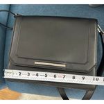 Ecco  black leather bag shoulder bag class stylish Photo 8