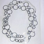 Chico's Chico’s Silver Tone Circle Link Chunky Boho Necklace or Belt Photo 0