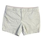 Dockers Women's Chino Shorts Light Khaki Tan Flat Front Size 14 Photo 0
