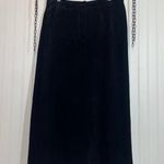 Lord & Taylor Women’s Suede Leather Black Skirt Size 14P Photo 0