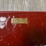 Bebe  Red Zip Around Wallet Photo 1