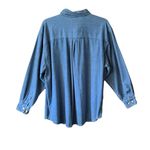 Bill Blass Vintage Denim Embroidered Button up Shirt Photo 1