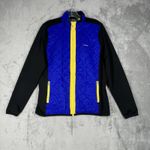 Ralph Lauren Lauren Active Jacket Womens L Black Blue Full Zip Quilted Outdoor Photo 1