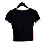H&M Divided Tee Shirt Basic Modern Trendy Short Sleeve Cotton Blend Black XS Photo 3
