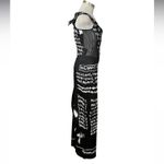 H&M Basquiat x Ev Bravado & Téla D'Amore LONG DENIM CORSET-STYLE DRESS Small NWT Photo 8