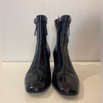 Tamara Mellon Patent Leather Black Ankle Boots Size 38.5 Photo 8