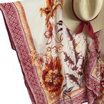 Vince Camuto NWT Tropical Blooms Topper & Sun Hat Set Photo 7