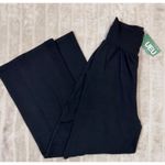 UEU Wide Leg Lounge Pants High Waist Comfy Casual Black Trousers Size S Photo 4