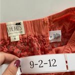 LA Hearts Pacsun Tube Top Womens Small Orange Crop Bandana Style Crochet Boho Photo 3