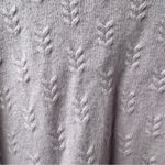 Blarney Woollen Mills Irish Long Sleeve Pullover Wool Blend Light Purple Large Photo 4