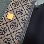 Tory Burch New T Monogram Jacquard Wallet Crossbody Clutch Purse 135846 $348 Photo 2