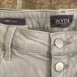 NYDJ  Women's Light Gray Straight Leg Jeans Photo 1