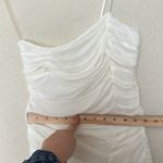 House Of CB  'Pearla' Ivory Ruched‎ Maxi Dress NWOT size XS Photo 7