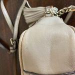 Michael Kors VNTG MK Crossbody SHOULDERBAG tan leather Photo 9