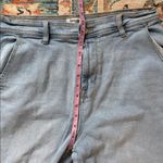 Kensie The Kaya High Waist Raw Hem Wide Leg Jeans Light Blue Ankle Sz 10/30 Photo 11