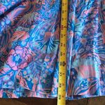 Talbots Blue Voile Lined Maxi Skirt in Flowing Floral Size 16 Style # P222018231 Photo 2