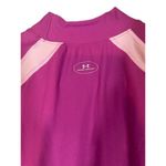 Under Armour  Pink Long Sleeve Mock Neck Nylon Blend Athletic Shirt Women Sz L Photo 8