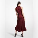 Michael Kors Collection Jamison Crushed Charmeuse Midi Dress NWT Retail $1,990 Red Size 12 Photo 3