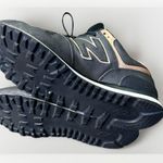 New Balance New Balance 574 Shoes Womens 8 Charcoal Gray Rose Gold Trim Sneakers WL574PMR Photo 5