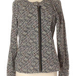 CAbi  #5099 Cliffside Jacket Asymmetrical Zipper Cotton Spandex Size Medium‎ Photo 0