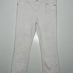 Pilcro and the Letterpress  Anthropologie White Stet Cropped Jeans Size 29 Photo 0
