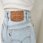 Levi's Vintage 90s Levi’s 512 Light Wash High Rise Tapered Mom Jeans Made in USA 2 Photo 6