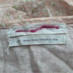 Urban Outfitters  Peach Micro Floral Print Twist Front Crop Top Shirt Small Pink Photo 5