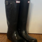 Hunter  Classic Black Tall Boots Photo 0