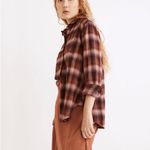 Madewell  Oversized Ex-Boyfriend Button Down Flannel Photo 1