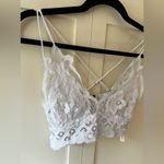 Free People  FP One‎ Intimately Adella Longline Bralette White Size Small Photo 3