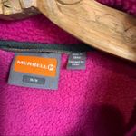 Merrell Pink Black Fleece Jacket Sz Medium Full Zip Photo 6