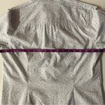 Tommy Hilfiger Y2K  Light Gray/White Ruffled Floral Print Button-Down Shirt Sz M Photo 5