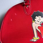 Betty Boop  Red‎ Y2K Satchel Duffel Overnight Canvas Bag for Travel Vacation Photo 8