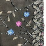 Papell Boutique Papēll Boutique Fully Beaded Floral Pink, Blue and Black Formal Gown Dress Photo 11