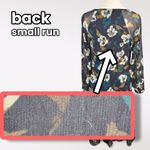 CAbi Pirouette Floral Chiffon V-Neck Dress Tiered Ruffle Hem XS Photo 11