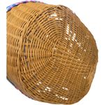 Lilly Pulitzer SEEK AND SEA WICKER TOTE BAG Natural Rattan Canvas Cotton NWOT Photo 3