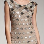 Alice + Olivia  Vista Beaded Dress Retro Flapper Sparkle Mini Sz 8 Photo 0