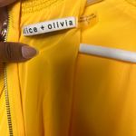 Alice + Olivia  Karena Mockneck Mini Yellow Dress Photo 6