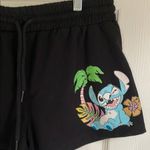 Disney  Blue and Black Athletic Shorts with Stitch Design Photo 1