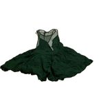 Mustard Seed Women's Green Flowy Tank Top XS Buckle Accent Mesh Detailing Photo 1