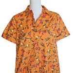 Donna Morgan Collared High Neck Button Down Folded Short Sleeve size 8 Photo 3
