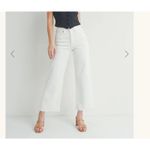 Just Black JBD  Denim The Slim Wide-Leg Crop White Jeans NWT Size 29 Photo 1