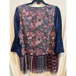 Soft Surroundings  Patchwork‎ Tunic Blouse Top Floral Paisley Womens PM Photo 8