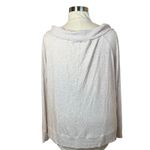 Athleta Womens Plus Studio Barre Sweatshirt Top Beige Heather 3X Athleisure Photo 5